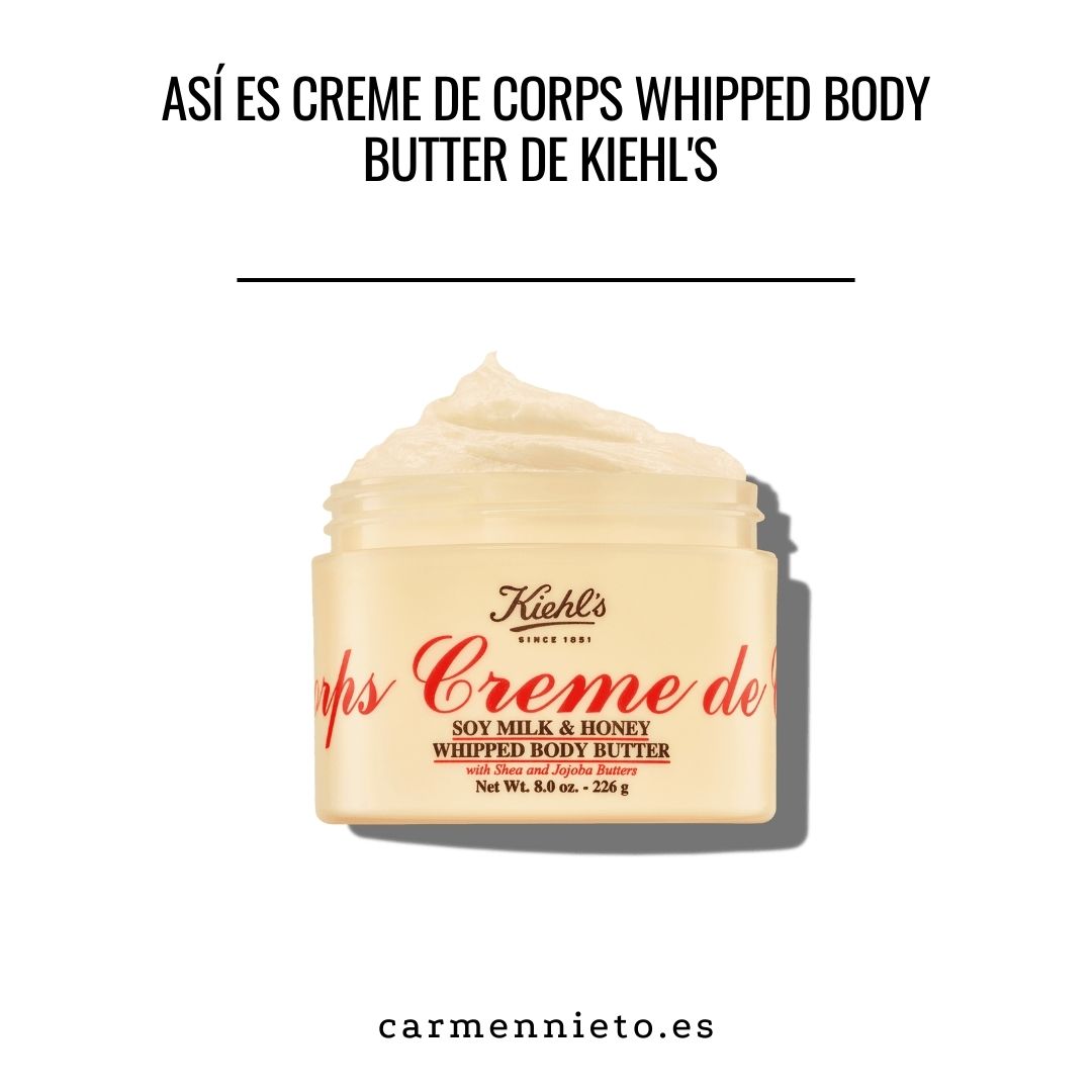 Así es Creme de Corps Whipped Body Butter de Kiehl's 